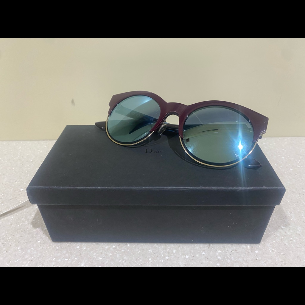 Christian Dior Blue And Purple Sunnies